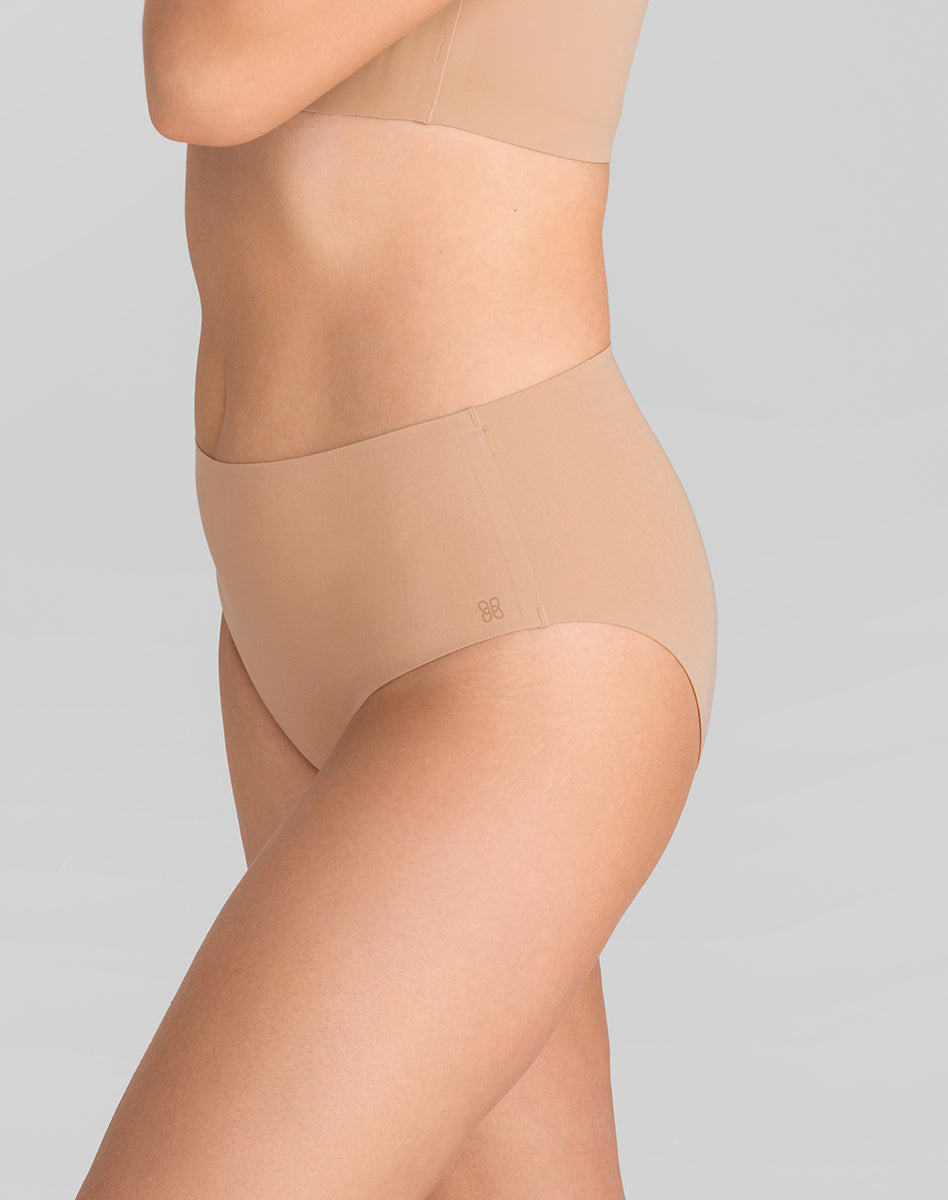 SoftFormCottonHighRiseBrief-Model-Sand-M-Elle-Side.jpg